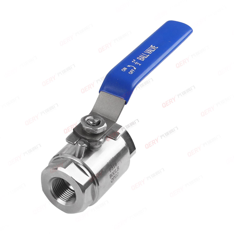 二片式锻钢球阀