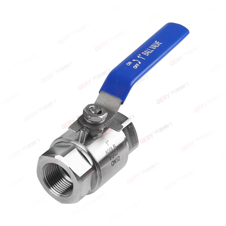 二片式锻钢球阀